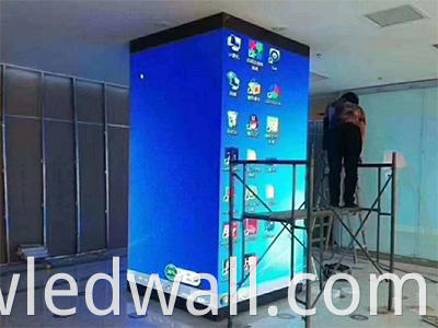 Indoor Edge Led Wall Display Installation 01